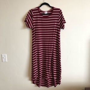 Maroon Ribbed Carly